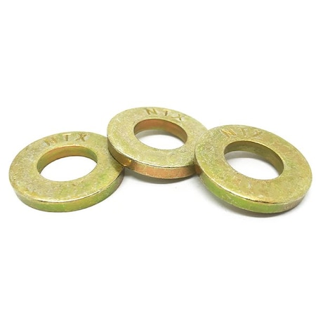Boltsandnuts.Com Flat Washer, For Screw Size 3/4 in Zinc Yellow Finish, 10 PK 75SNTX8Y-10